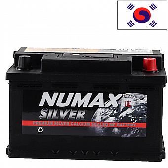   NUMAX SILVER 6- 75Ah A1 R+ .. 670A EN 276/173/175   